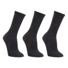 Kit Meia Under Armour Cano Longo Core Cotton Crew 3 Pares - Preto LG