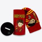 Kit meias cofre - cano longo 33/38 harry potter listras