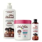 Kit Mel Cola Teen 500g +Ativador 500ml+Óleo Mel Natural 60ml