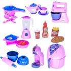 Kit Menina Brinquedo Cozinha Eletro Liquidificador Bulê 22p