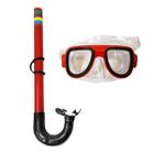 Kit Mergulho Básico Infantil Snorkel E Óculos Natação - Funs