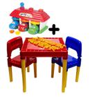 Kit Mesa Atividades Tritec +Brinquedo Baby Garagem Educativo - Big Star e Tritec