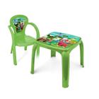 Kit Mesa Mesinha e 1 Cadeira Infantil Educativa Resistente Brincar Estudar