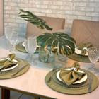 Kit Mesa Posta Sousplat Completo LISO Varias Cores