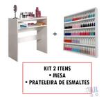 Kit Mesinha Manicure C/prateleira+ Expositor De Esmaltes - AJB