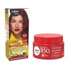 Kit Meu Liso Super Vermelho + Light Color 66.46 Vermelho Cereja Salon Line