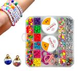 Kit Miçangas completo Infantil para fazer Pulseiras colares