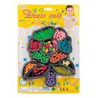 Kit Miçangas Infantil 182 Peças Pulseiras Bijuterias Colares