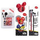 Kit mickey c/ Dois lapís + Duas borrachas + Washi tape - molin