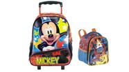 Kit Mickey Mouse Mochila De Rodinha + Lancheira