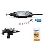 Kit Micro Retifica Dremel 3000 220V + Suporte Tupia Mesa 231