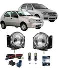 KIT MILHA FIAT PALIO G2 G3 2001 a 2015 Super Branca Led