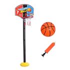 Kit Mini Cesta de Basquete 1.15m Bola Bomba de Ar Pais & Filhos