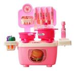 Kit Mini Cozinha Brinquedo Infantil Fogão E Utensílios