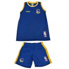 Kit Mini MVP NBA Braziline Golden State Warriors - Azul