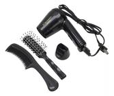 Kit Mini Secador De Cabelo Portátil Cassio 1000W Preto