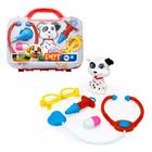 Kit Mini Veterinario Infantil - Maleta Pet - 6 peças - Pakitoys