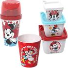 Kit Minnie Porta Lanche Escolar Infantil Passeio Viagem - Plasutil