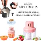 Kit Mixer Misturador De Bebidas E Processador De Alimentos