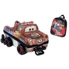 Kit Mochila 3D De Carrinho Carros Mate e Lancheira Infantil - Diplomata