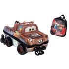 Kit Mochila 3D De Carrinho Carros Mater Infantil e Lancheira