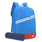 Kit Mochila ADV Azul e Vermelho Tam. G com Bolso Externo e Estojo - Luxcel