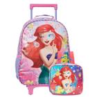 Kit Mochila Ariel A Pequena Sereia Disney Lancheira Térmica