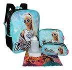 Kit Mochila Barbie Filme Meninas Infantil Rodinhas Escolar