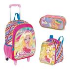 Kit Mochila Barbie Princesa Rodinhas G 19x Paete 3d Sestini