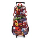 Kit Mochila Car + Lancheira Iron Man Vingadores Luxcel