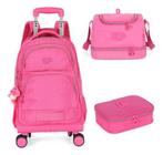 Kit Mochila Carrinho 360 Crinkle Up4You Feminino Haste Dupla