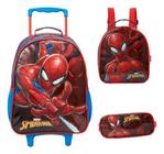 Kit Mochila Carrinho Homem Aranha Spider Man Xeryus