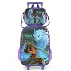 Kit Mochila Carrinho + Lancheira Raya Disney Vd/Rx Luxcel