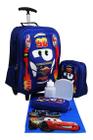 Kit Mochila Carros 3d 5005 Infantil Rodinhas Escolar Top