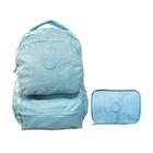 Kit Mochila Casual e Estojo Crinkle 17,5" Yins YS41053