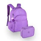 Kit Mochila Com Estojo Rebecca Bonbon Soft com Matelassê