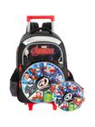 Kit Mochila com Rodas+Lancheira Térmica Avengers