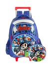 Kit Mochila Com Rodas+Lancheira Térmica Avengers - ul