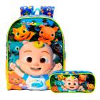 Kit Mochila Costas + Estojo Cocomelon Creche - Xeryus