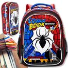 Kit Mochila Costas Grande Escolar Multiverso Aranha Spider Lançamento