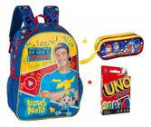 Estojo Duplo Os Aventureiros Infantil Lucas Neto Escolar no Shoptime