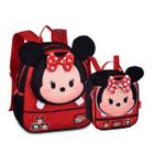 Kit Mochila Costas - Tsum Tsum Minnie - C/ Lancheira Térmica - Escolar Disney - Clio