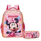 Kit Mochila De Costas 16 E Estojo Minnie - Xeryus