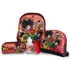 Kit Mochila de Costas Dragon Ball Tam G