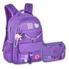 Kit Mochila De Costas E Estojo Roxo Rebecca Bonbon RB24595