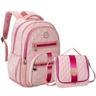 Kit Mochila De Costas E Lancheira Feminina Kika KK24M26-L89