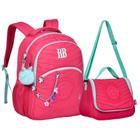 Kit Mochila de Costas Escolar e Lancheira Térmica Rebecca Bonbon Clio RB24026-RB24029