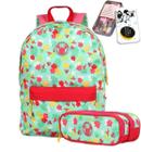 Kit Mochila De Costas Estojo Pincéis Maquiagem Minnie 51918