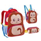 Kit Mochila De Creche Lancheira E Estojo Infantil ZOOP