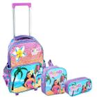 Kit Mochila de Rodas Infantil Aloha 3 Peças Com Alça Yepp